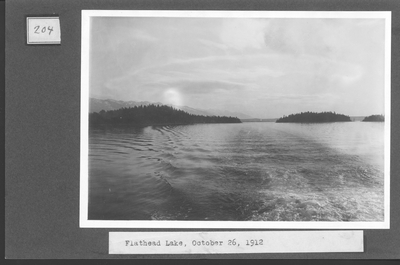 Flathead Lake, October 26, 1912