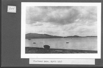 Steamboat on Flathead Lake, April 1913