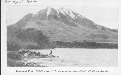 Emigrant Peak Near Livingston, Montana