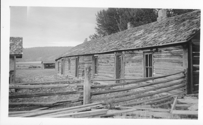 Log Barracks at Old Fort Logan
