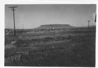 Square Butte Near Fort Shaw