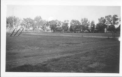 Fort Shaw Looking South Across Parade