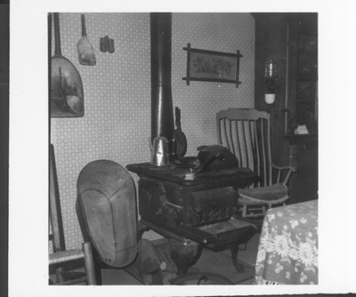 Museum Display with Wood Stove