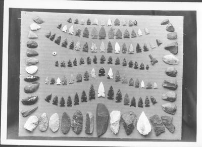Part of the Charles A. Kinsey collection in the Courthouse at Bozeman, Montana