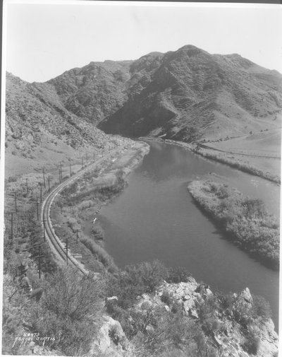Jefferson Canyon on the Main Line of the Milwaukee Road