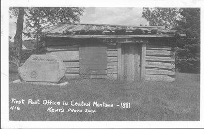 First Post Office in Central Montana - 1881