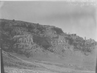 Sandstone Bluffs at Gebo, Mont.