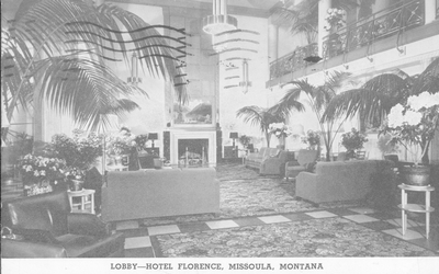 Lobby - Hotel Florence, Missoula, Montana