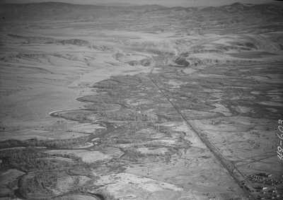 Aerial view of the Headwaters of the Missouri- Gallatin, Madison & Jefferson Rivers