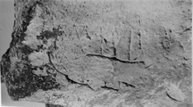 Cliff carving on Stillwater River, near Absarokee, Montana