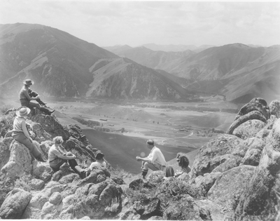 Sun Valley from top of Proctor Mountain