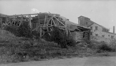 Abandoned mill in Pony, Montana