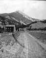 Ross Peak - flour mill, Ross Creek, 1905