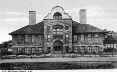 High School Ryegate, Montana