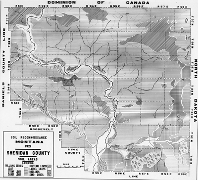Montana soil reconnaissance - Sheridan County - soil areas
