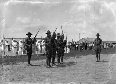 Sidney, Montana - Rodeo & Fair - presenting arms