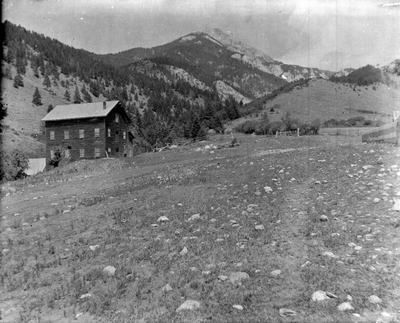 First Grist Mill at Spring Hill, Gallatin County, Montana