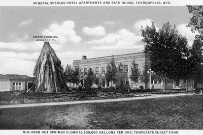 Hotel, Big Horn Hot Springs, Thermopolis, Wyoming