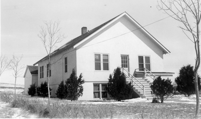 Relief Office entrance, Sheridan County, Montana