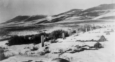 Graves, Boot Hill, Virginia City, Mont.