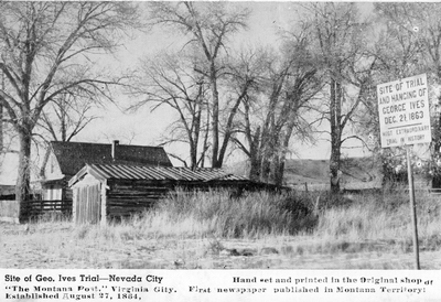 Site of Geo. Ives Trial - Nevada City