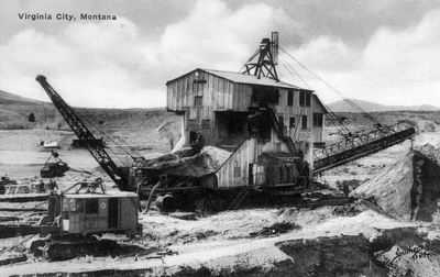Dredging, Virginia City, Montana