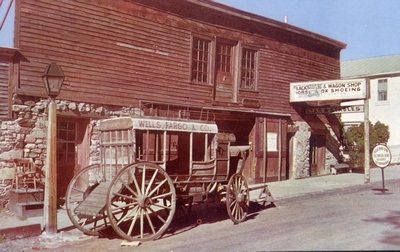 Well Fargo & Livery as seen in Historic Virginia City, Montana