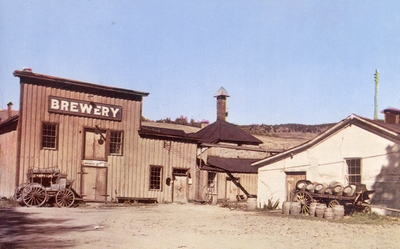 Gilbert Brewery, the oldest brewery in Montana, in Historic Virginia City, Montana