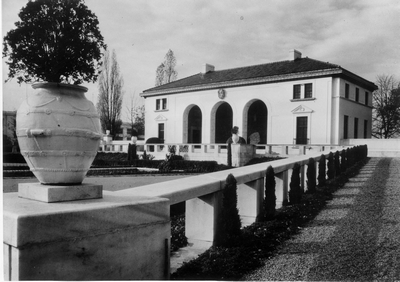 Blue Aztec garden & annex, Pan American Union, Washington, D.C.