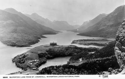 Waterton Lake from Mt. Crandall, Waterton Lakes National Park, Canada