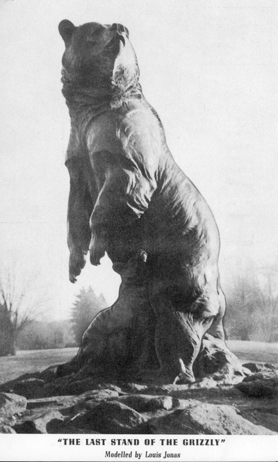 The Last Stand of the Grizzly sculpture