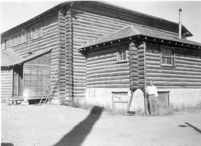 Wilsall High School - shower room addition - 1948, Wilsall, Montana