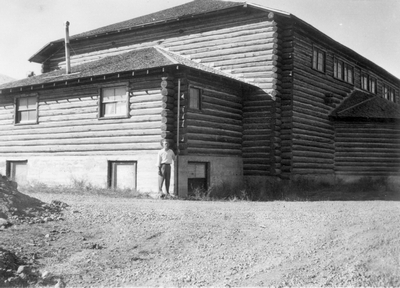 Wilsall High School - shower room addition - 1948, Wilsall, Montana
