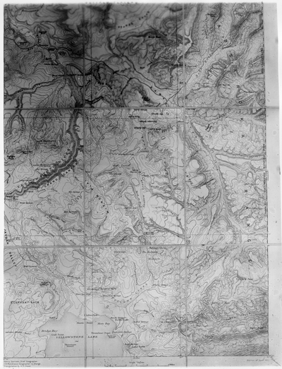 Yellowstone National Park - areal geological map