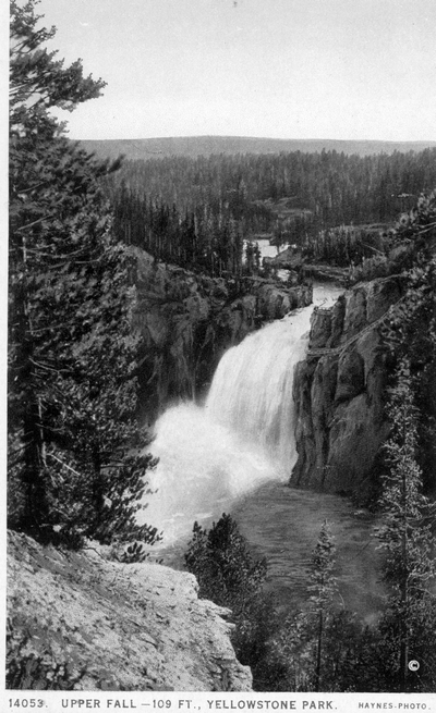 Upper Fall - 109 Ft., Yellowstone Park