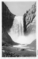Great Fall from below, 308 ft., Yellowstone Park