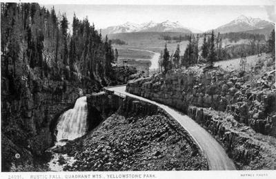 Rustic Fall, Quadrant Mts., Yellowstone Park