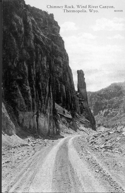 Chimney Rock, Wind River Canyon, Thermopolis, Wyo.