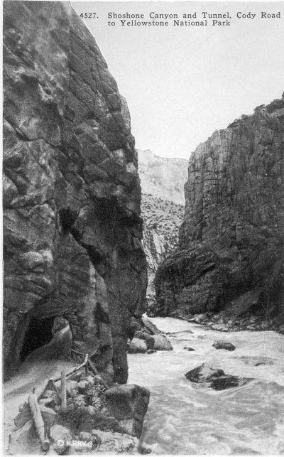 Shoshone Canyon & Tunnel, Cody Road to Yellowstone National Park