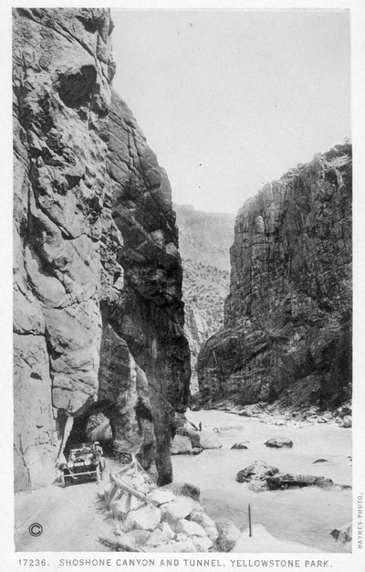 Shoshone Canyon and Tunnel, Yellowstone Park