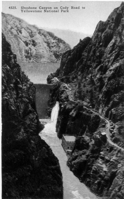 Shoshone Canyon on Cody Road to Yellowstone National Park