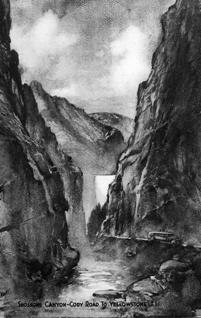 Shoshone Canyon - Cody Road to Yellowstone