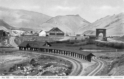 Northern Pacific Depot - Gardiner Mont.