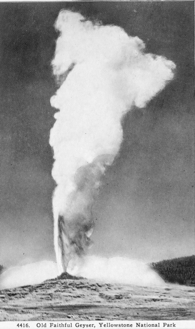 Old Faithful Geyser, Yellowstone National Park