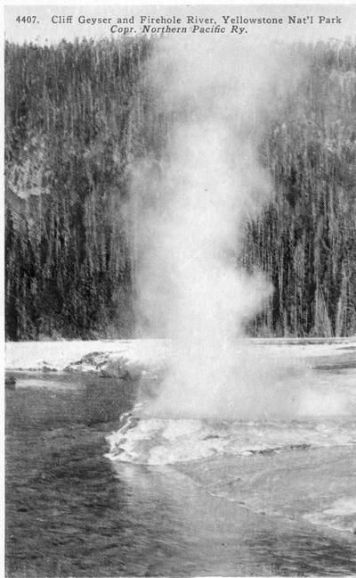 Cliff Geyser & Firehole River, Yellowstone National Park