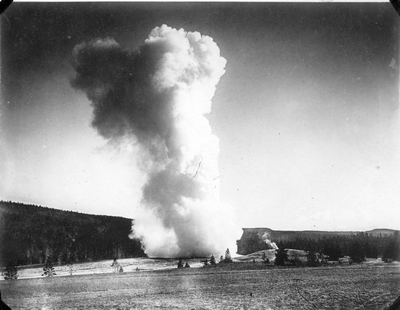 Old Faithful at Sunrise