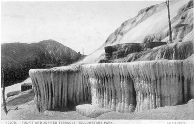Pulpit and Jupiter Terraces, Yellowstone Park