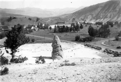 Liberty Cap, Mammoth Hot Springs