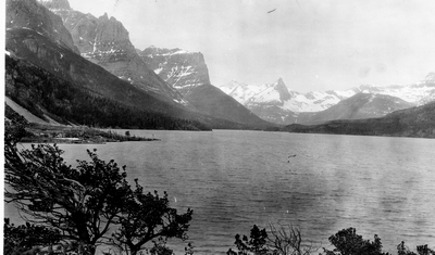 Lake St. Marys from the Narrows, Glacier National Park