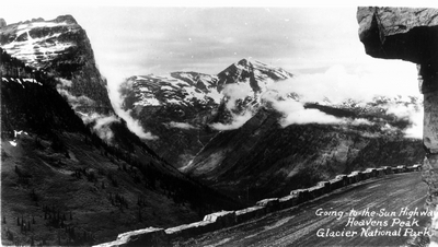 Going-to-the-Sun Highway, Heavens Peak, Glacier National Park